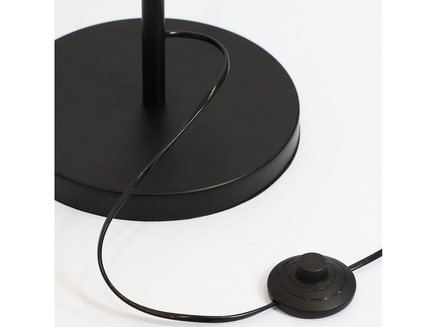 NETTLIFE Moderne Stehleuchte Wohnzimmer Stehlampe - Stoff Stehlampe mit E27 Fassung Max. 40 W Stehlampe mit Schwarz und Gold mit Sternendesign, 144 cm