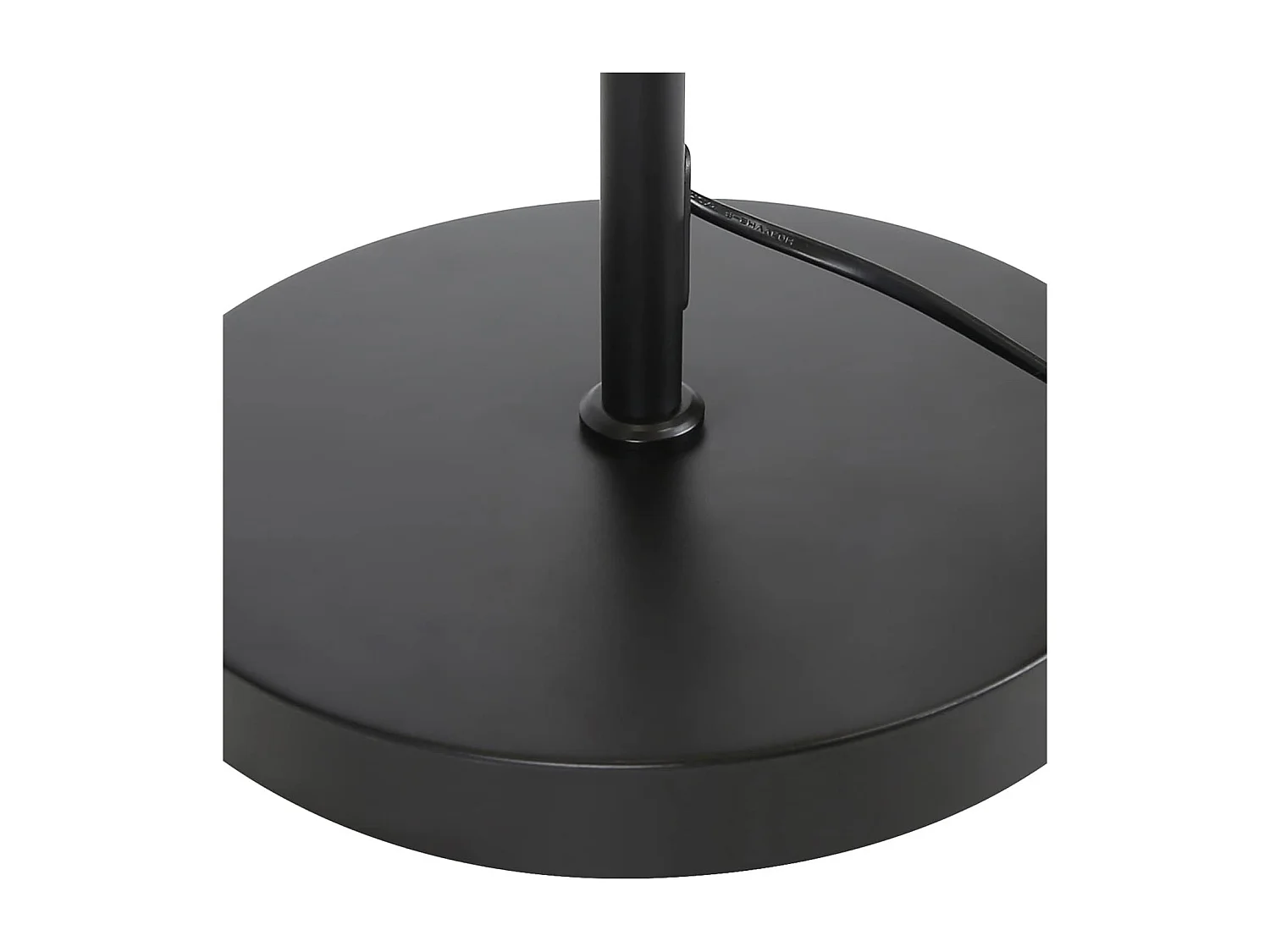 NETTLIFE Lámpara de pie Vintage de Oro Negro con Interruptor de pie Lámpara de pie de diseño de Metal Industrial (sin Bombillas)