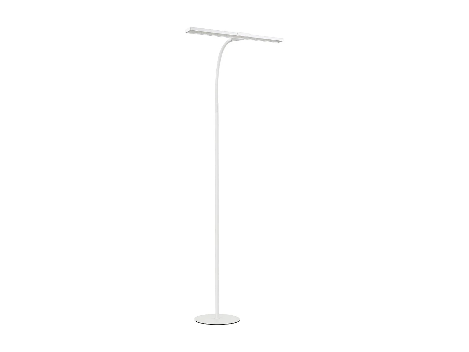 NETTLIFE Lampadaire LED Salon dimmable - 156CM Moderne 10W Touch Control Lampe de lecture avec minuterie Lampe de lit Col de cygne réglable