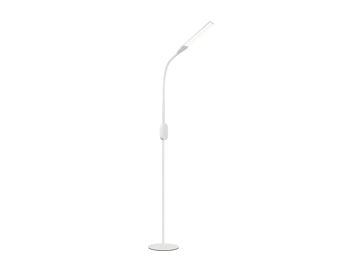 NETTLIFE Lamp voor de woonkamer, LED, dimbaar - 158 cm, moderne, verstelbaar, met tactiele bediening, 9W, met tijdsfunctie en geheugenfunctie.