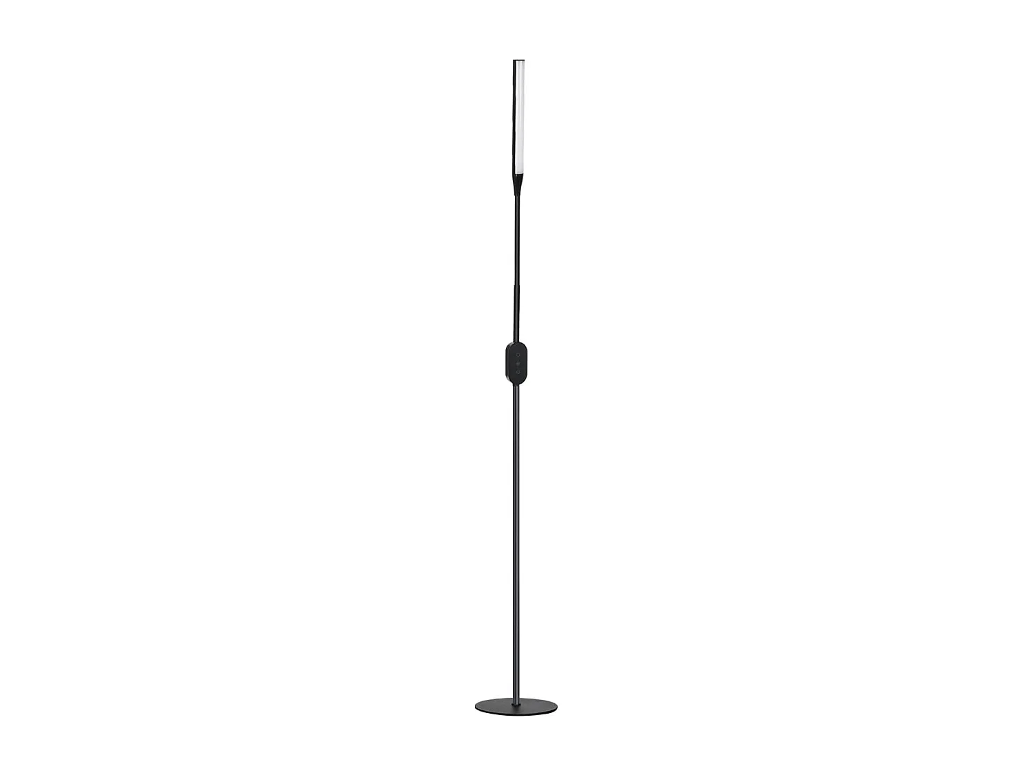 NETTLIFE Lampadaire LED dimmable Noir - 178CM Moderne Lampe sur pied Touch Control Design Salon avec minuterie et fonction mémoire Lampe de lit
