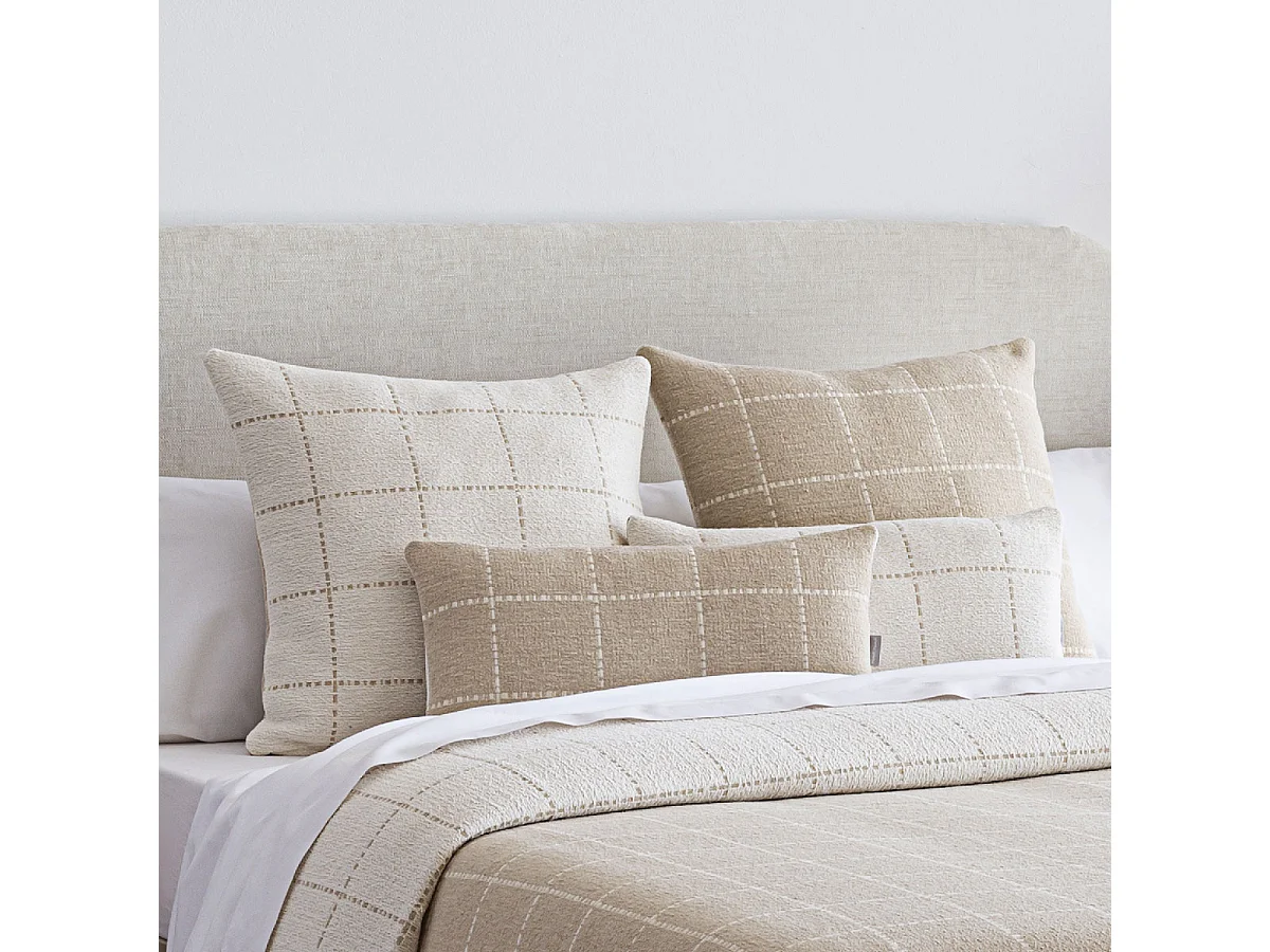 Colcha reversible beige 250x270 cm MARNE