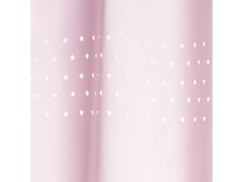Rideau Occultant "Lune" 140x260cm Rose