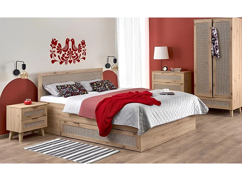 Bett Borneo(160x200)/Braun