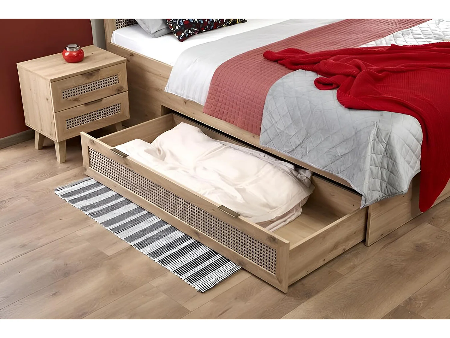 Bett Borneo(160x200)/Braun