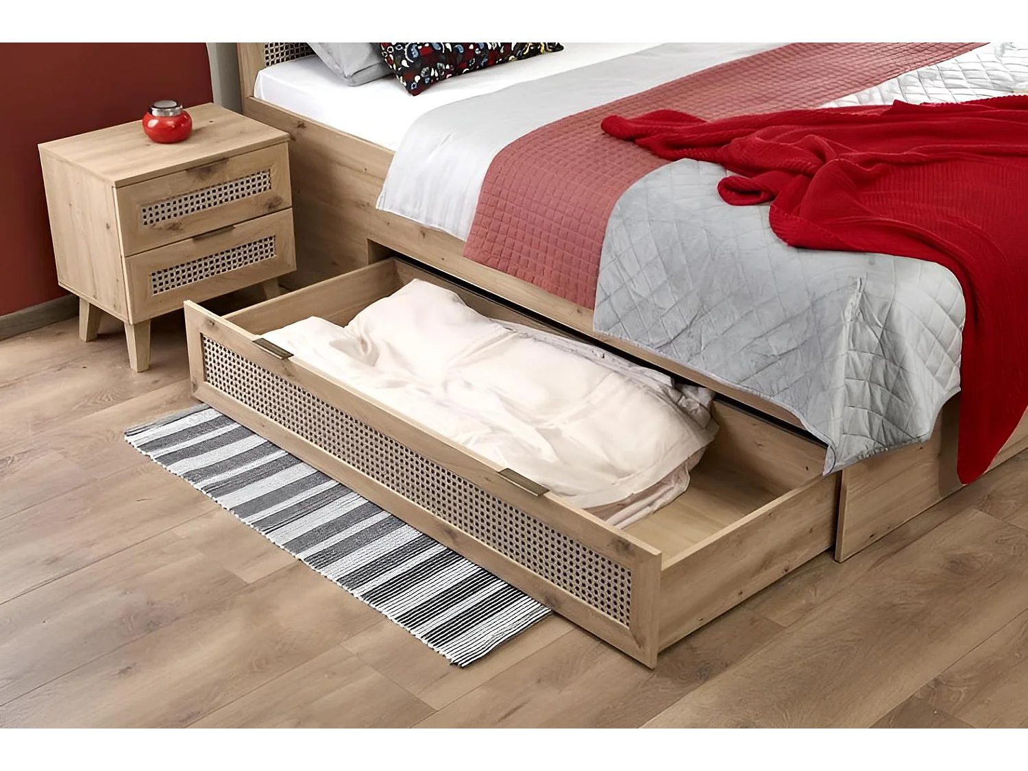 Bett Borneo(160x200)/Braun