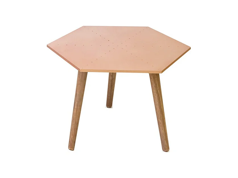 Table d'appoint cuivre 35x50x50 cm