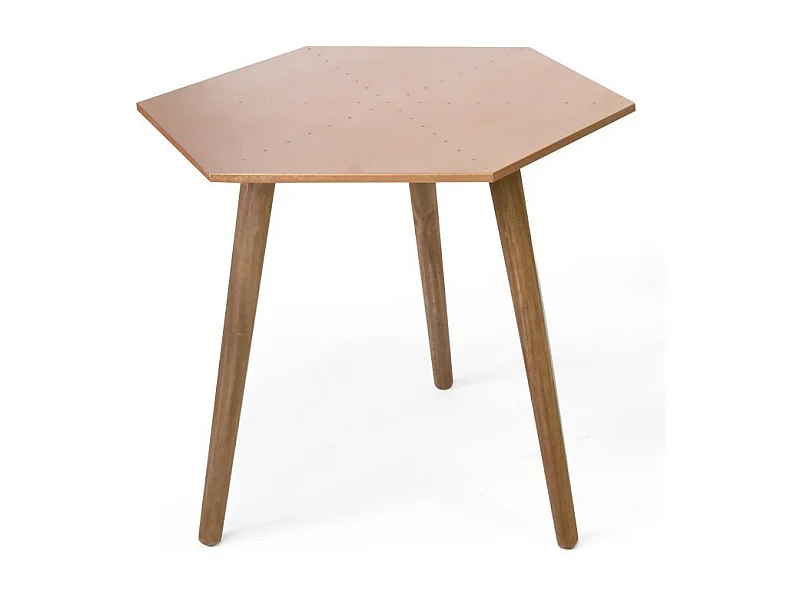 Table d'appoint cuivre 45x50x50 cm