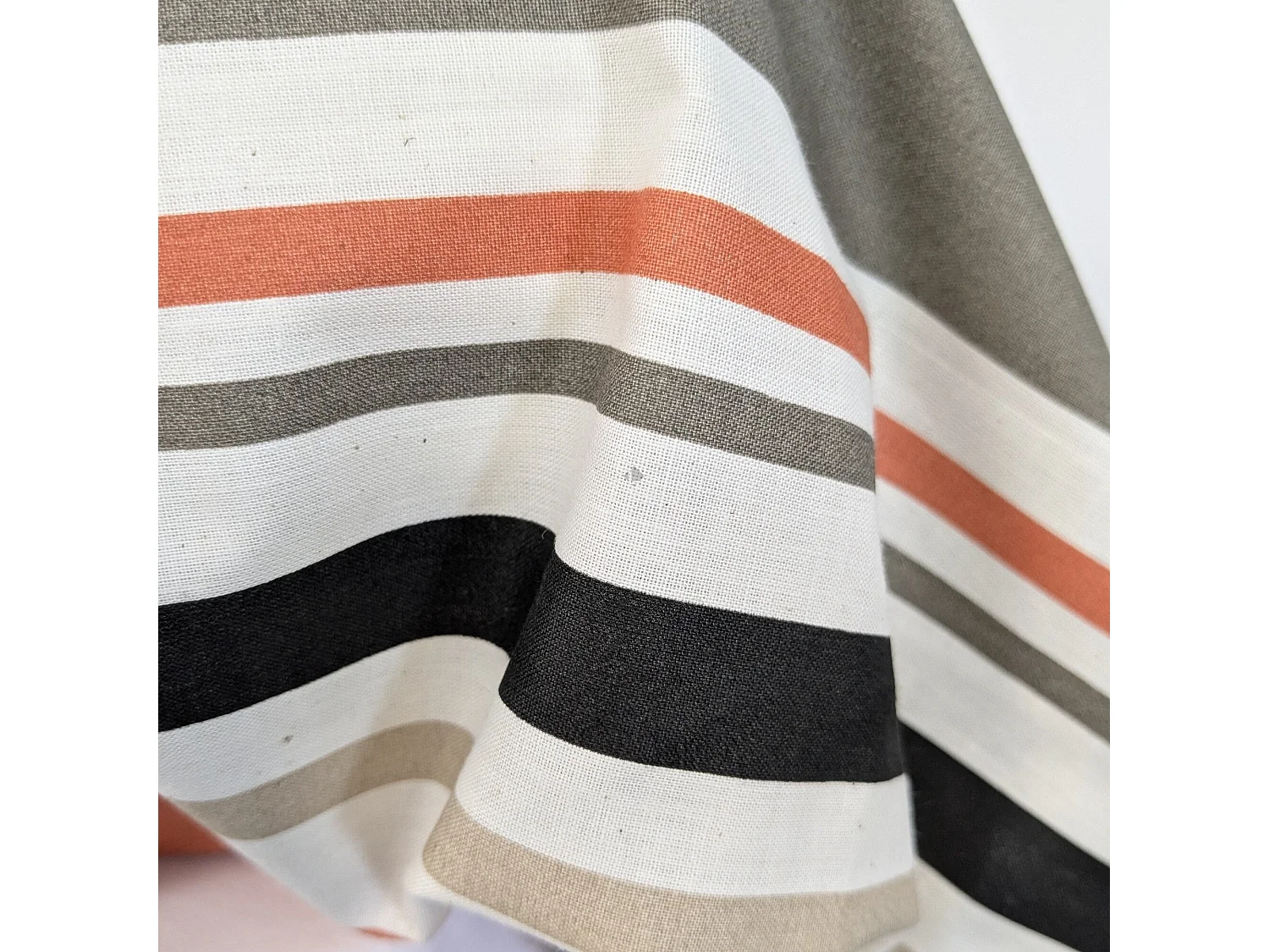 Taie de traversin 240x43 cm coton HUGO beige/corail