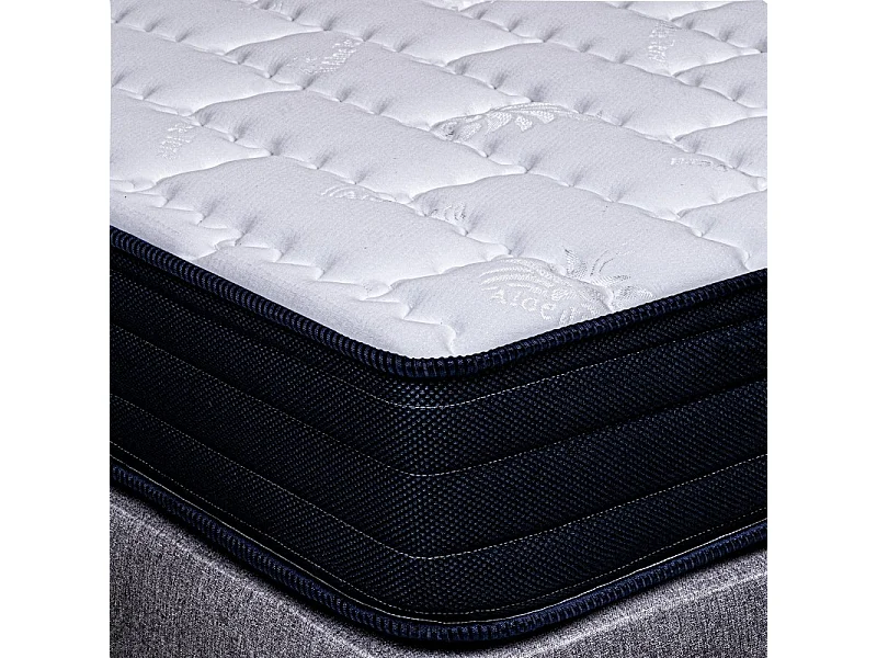Matelas GreenDream (20cm) mousse haute densité, fermeté optimale, indépendance du couchage, réversible face été/hiver, 180x200cm