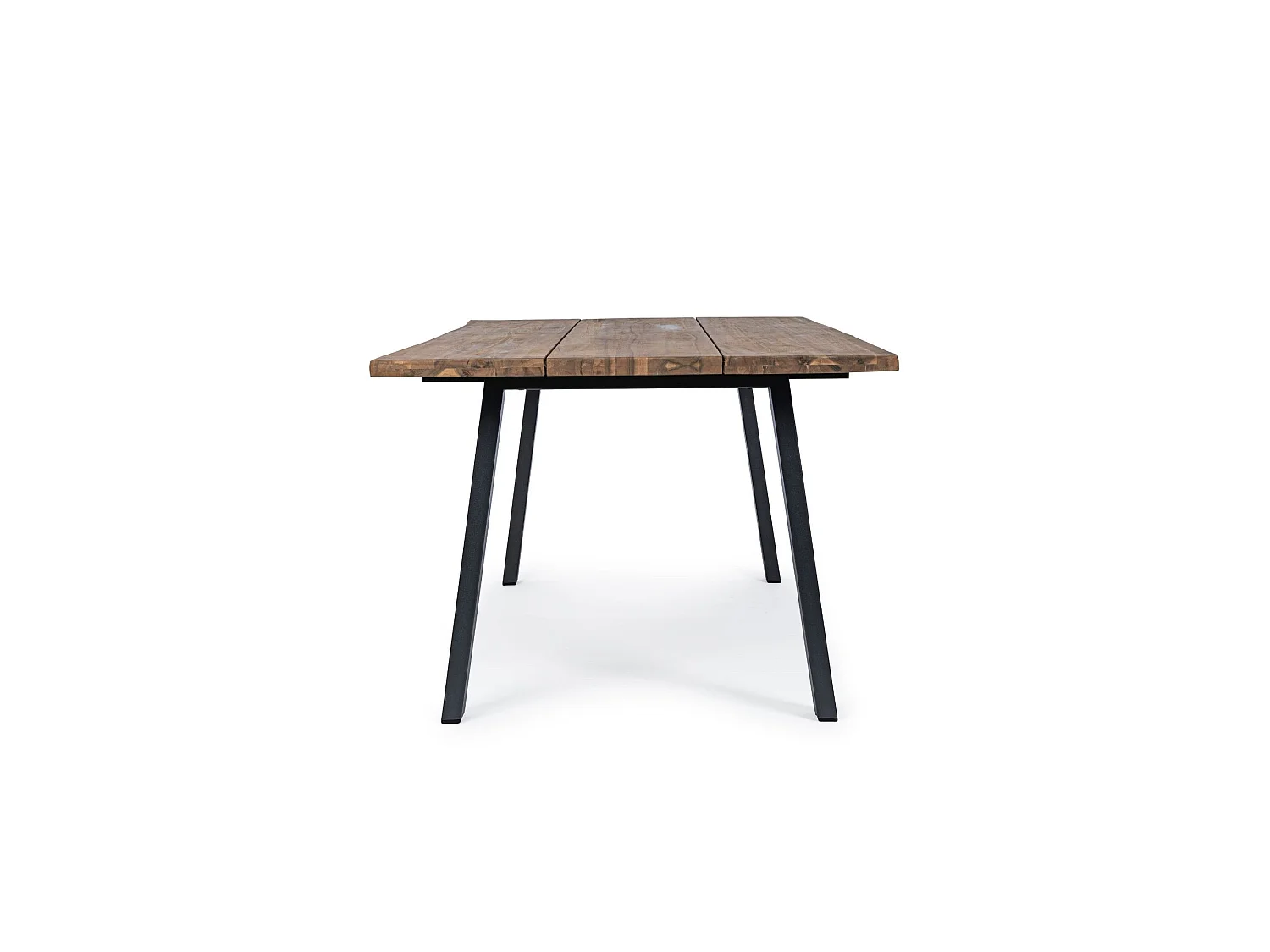 Table de jardin rectangulaire en métal et bois L160 - OLERON