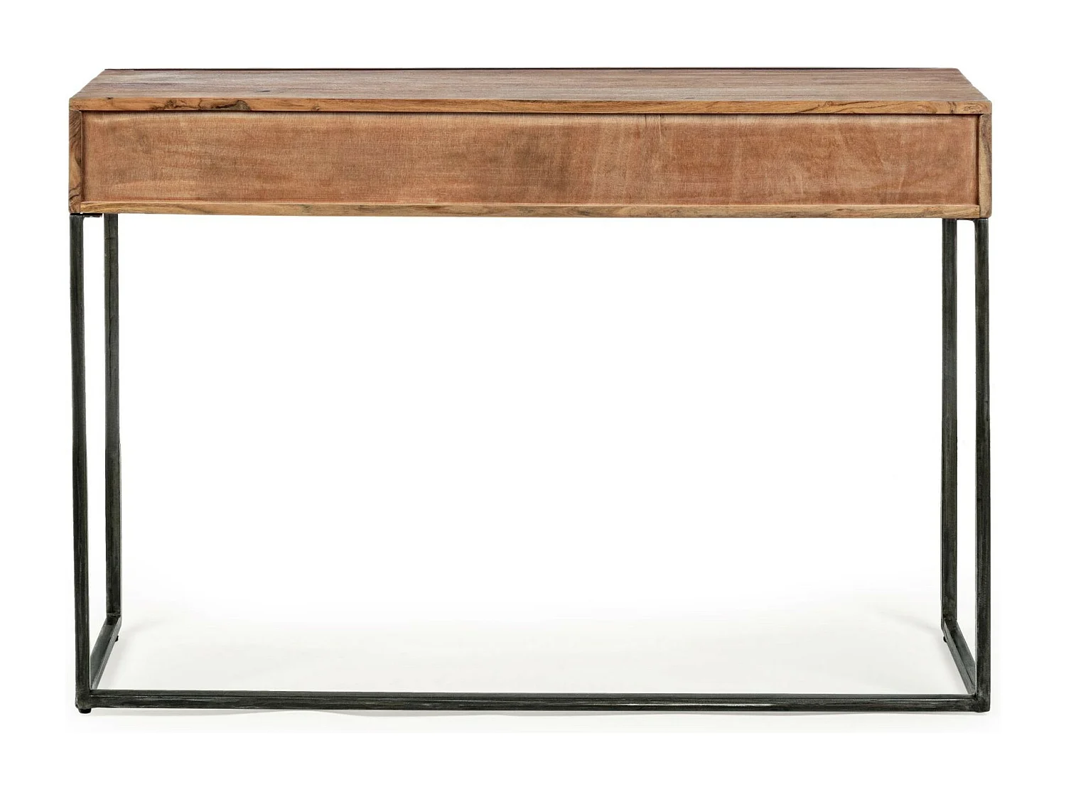 Console en bois d'acacia et structure en métal 3 tiroirs - ELEANOR