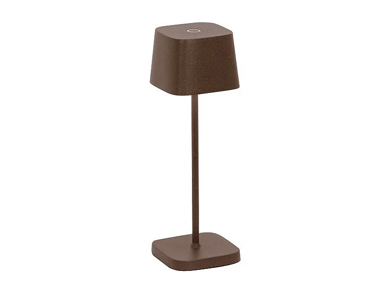 Zafferano OFELIA PRO MICRO Lampe de table LED Corten rechargeable et dimmable