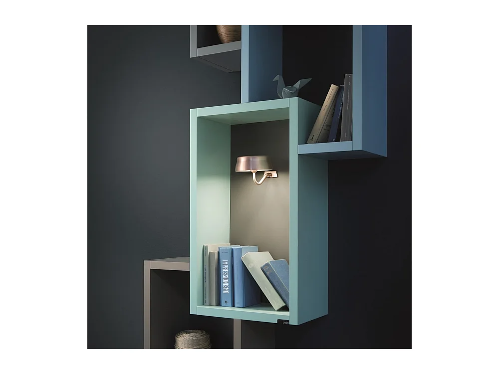 Zafferano SISTER LIGHT Wi-fi wand Slimme wandlamp Koper oplaadbaar en dimbaar