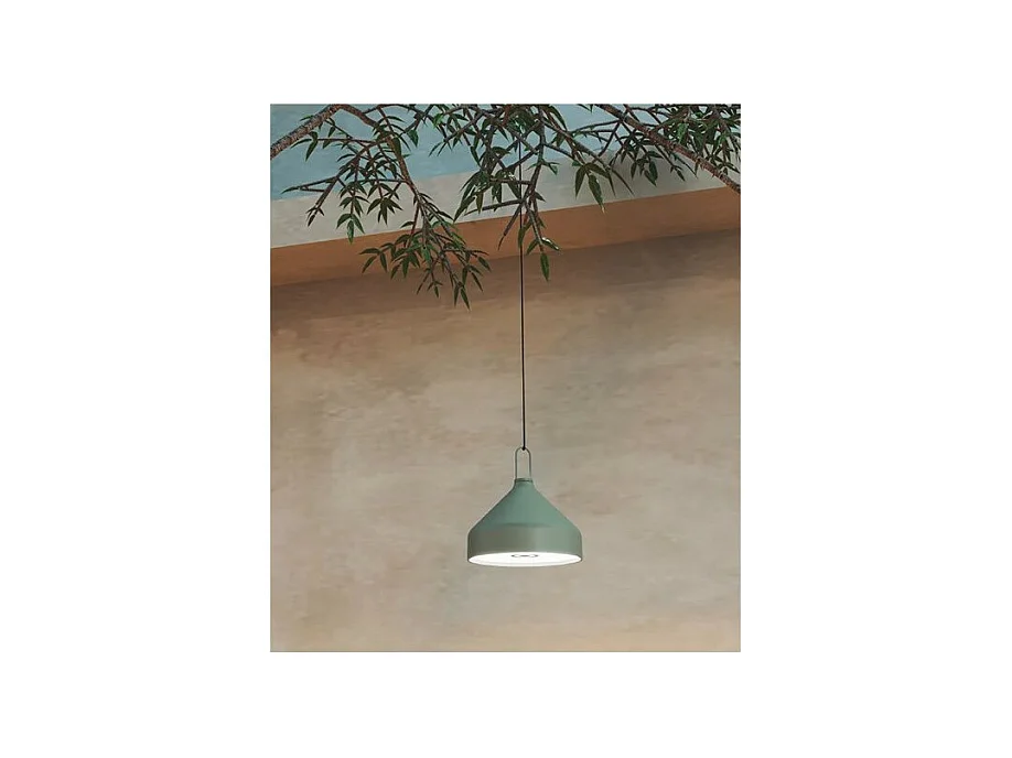 Zafferano AMELIE Wiederaufladbare und dimmbare Terrakotta-LED-Pendelleuchte