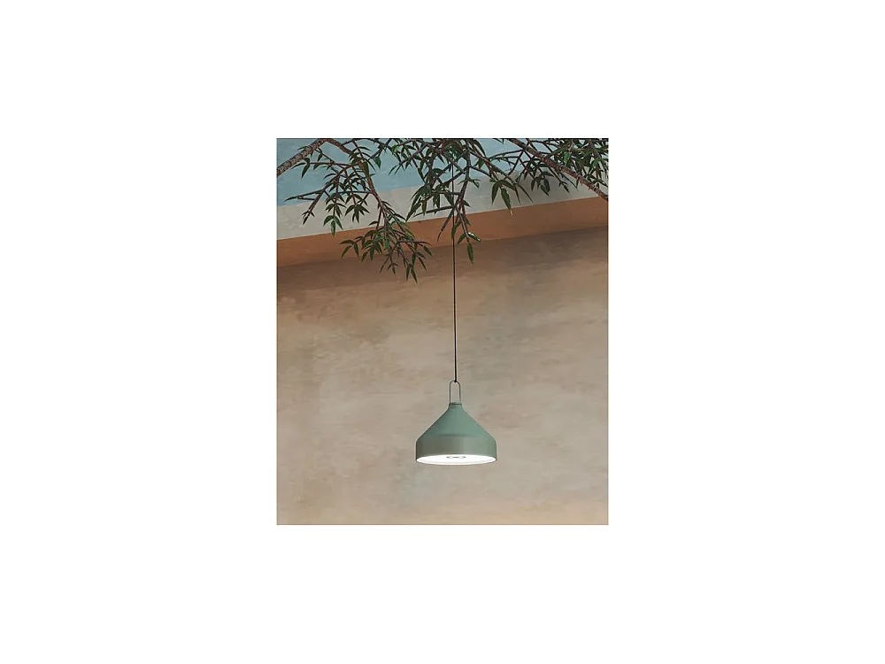 Zafferano AMELIE Lampe à suspension LED Terre cuite rechargeable et dimmable