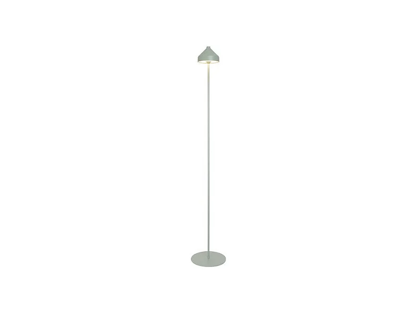 Zafferano AMELIE Lampadaire LED Vert feuille rechargeable et dimmable