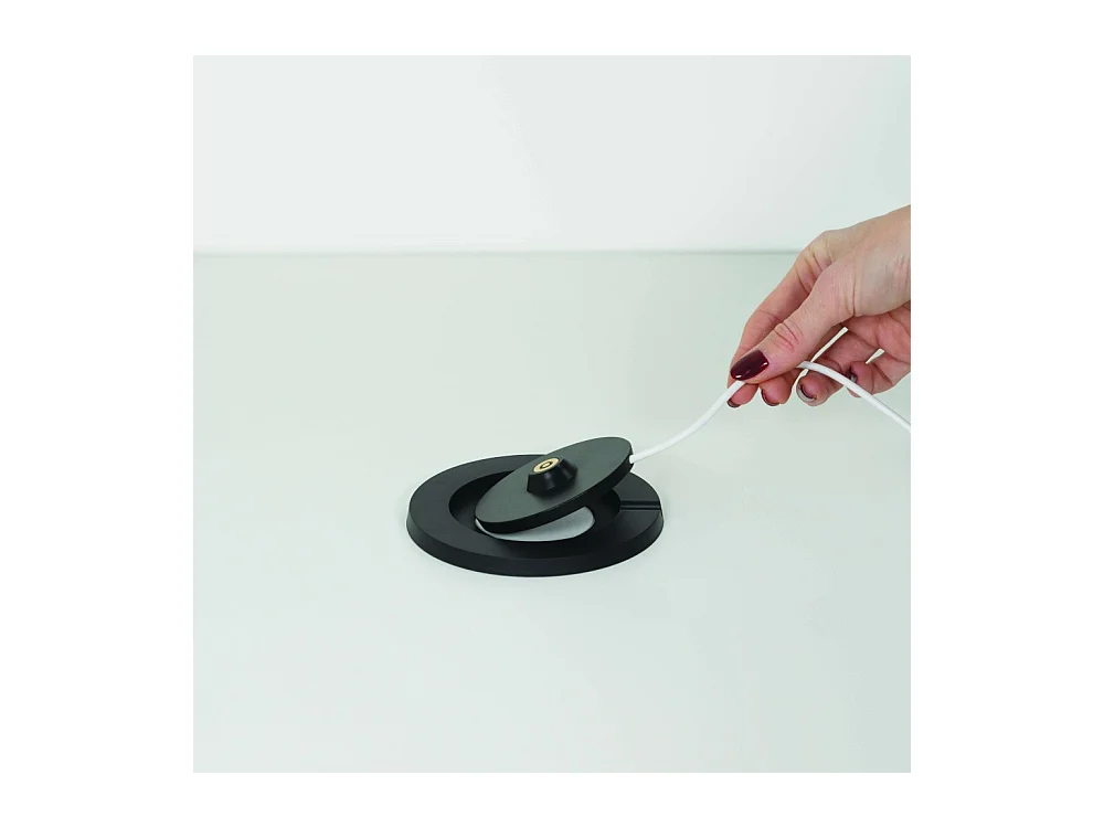 Lámpara de mesa LED inteligente Zafferano SISTER LIGHT con Wi-Fi, verde, recargable y regulable