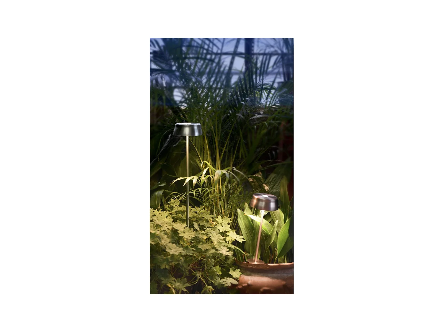 Zafferano SISTER LIGHT Picchetto Wi-Fi Smart Stehleuchte Gold Wiederaufladbar und dimmbar