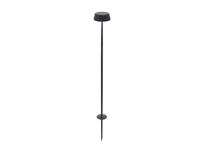 Zafferano SISTER LIGHT Wi-fi piquet Lampadaire intelligent Pearly Black rechargeable et dimmable