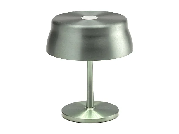 Zafferano SISTER LIGHT MINI Wi-fi Lampada a led smart da tavolo Verde ricaricabile e dimmerabile