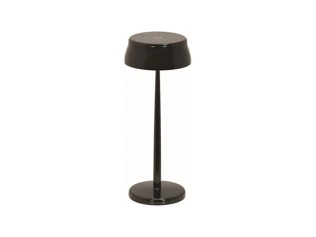 Zafferano SISTER LIGHT Wi-fi Lampe de table LED intelligente rechargeable et dimmable Noir Nacré