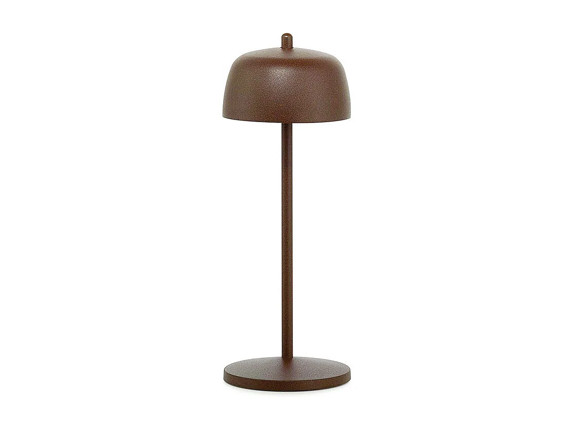 Lámpara de mesa LED recargable y regulable Zafferano CIRCE Corten