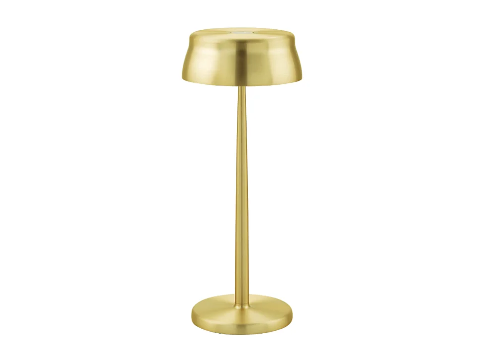 Zafferano SISTER LIGHT Wi-Fi Smart LED Tischleuchte Gold Wiederaufladbar und Dimmbar