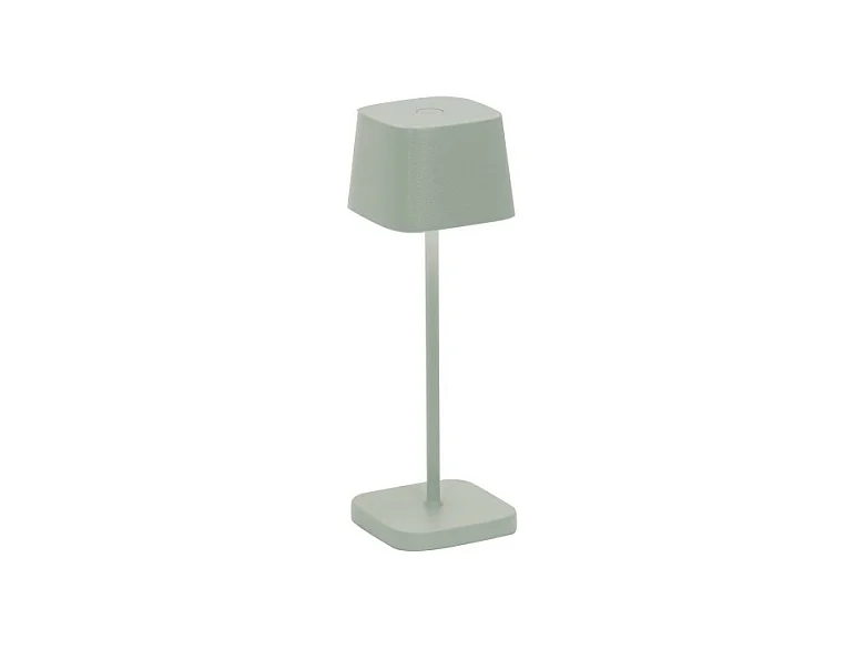 Zafferano OFELIA PRO MICRO Wiederaufladbare und dimmbare Sage LED-Tischleuchte