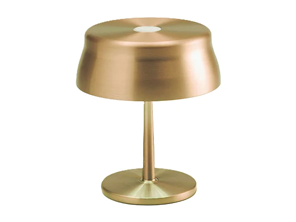 Lampa stołowa LED Saffron SISTER LIGHT MINI Wi-Fi Smart Gold z możliwością ładowania i ściemniania