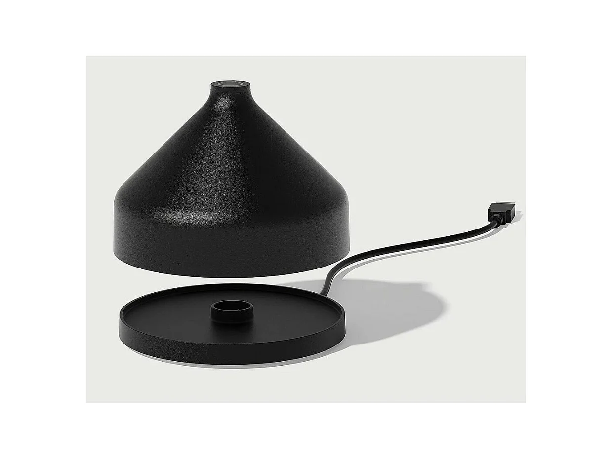 Lámpara de mesa LED recargable y regulable Zafferano AMELIE White