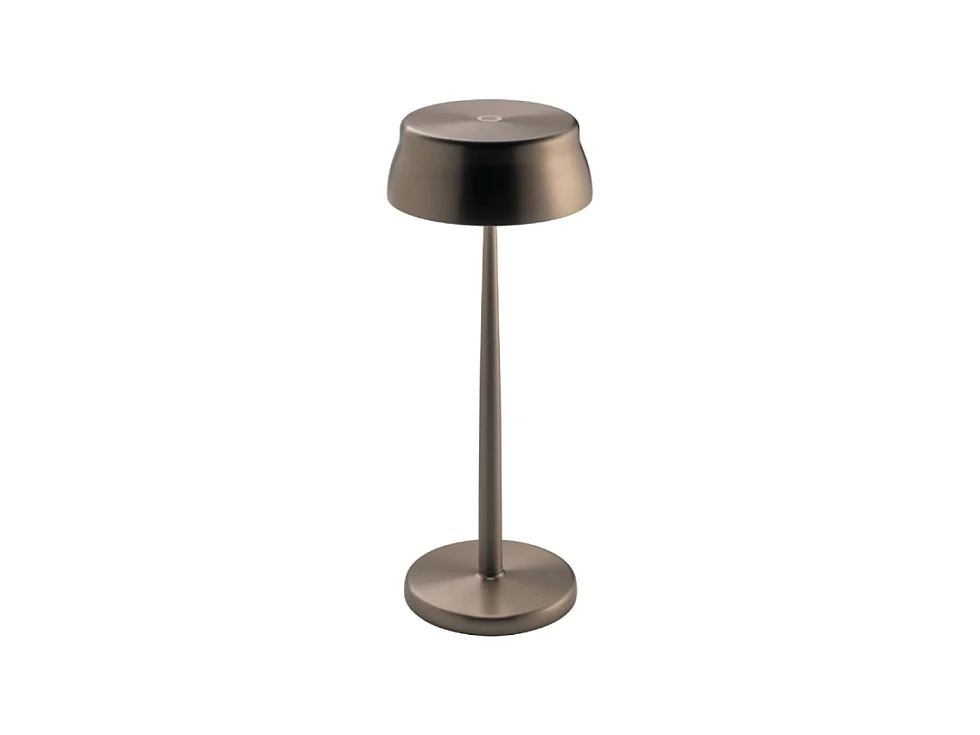 Zafferano SISTER LIGHT Lampe de table Wi-fi Smart LED Cuivre rechargeable et dimmable