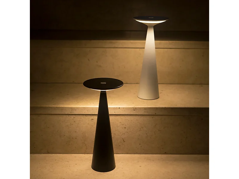 Dama Bianca LED tafellamp met USB-ingang en powerbankfunctie