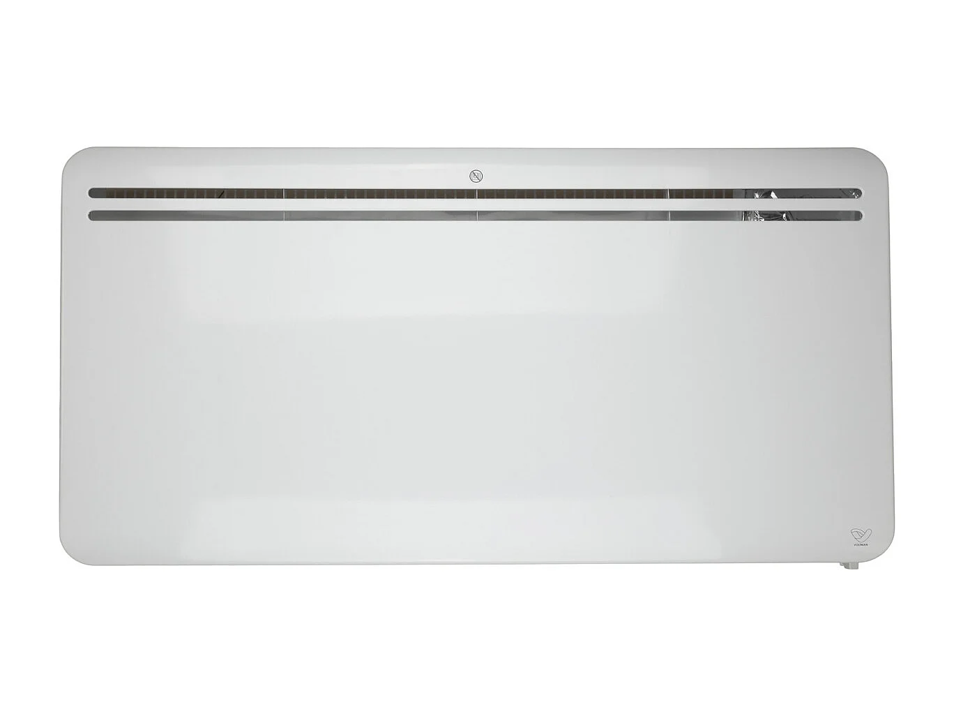 Chauffage connecté Wifi inertie sèche fonte - Blanc - 2000W - Voltman