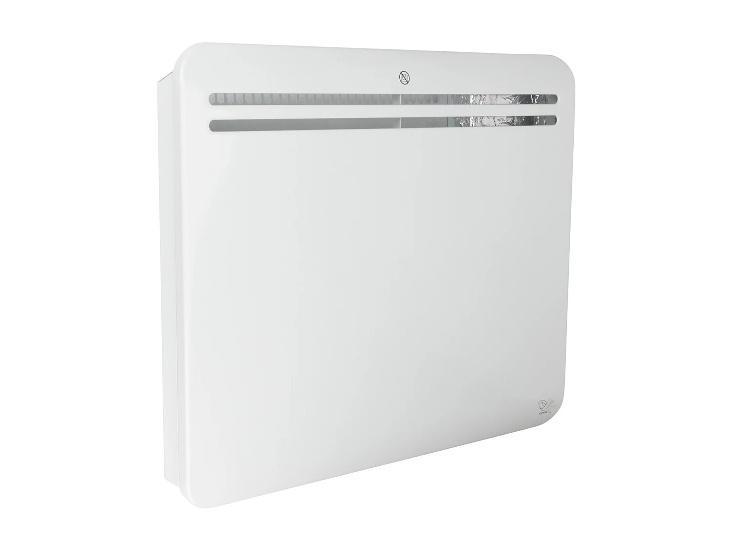 Chauffage connecté Wifi inertie sèche fonte - Blanc - 1000W - Voltman