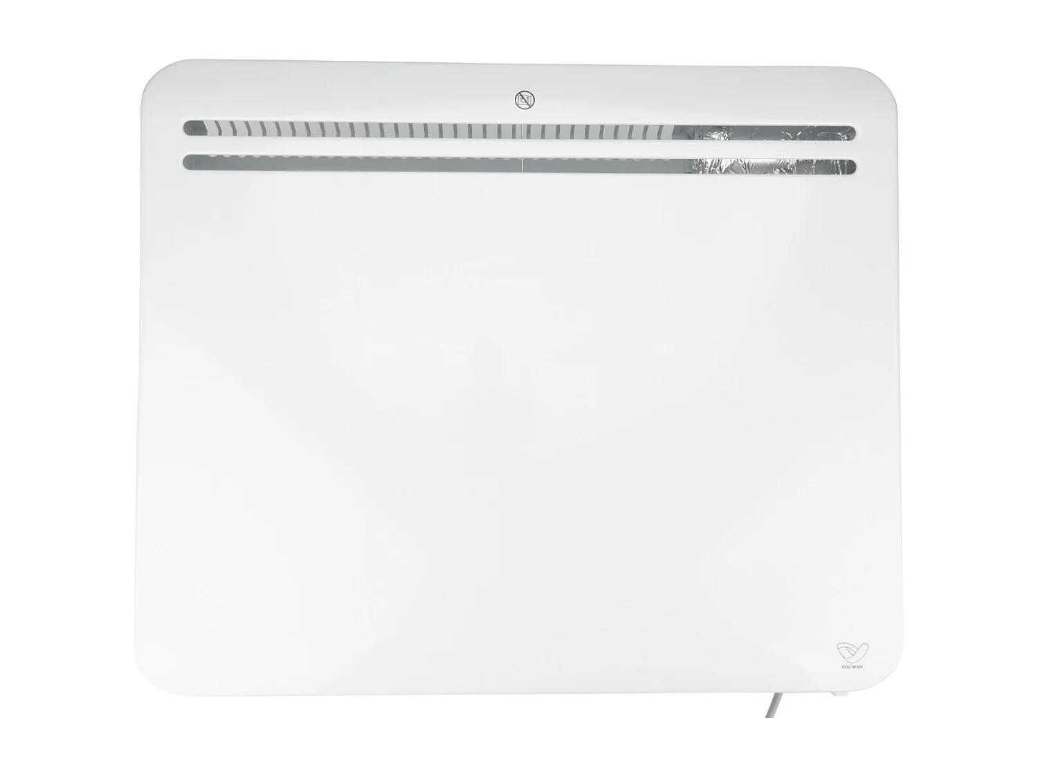 Chauffage connecté Wifi inertie sèche fonte - Blanc - 1000W - Voltman