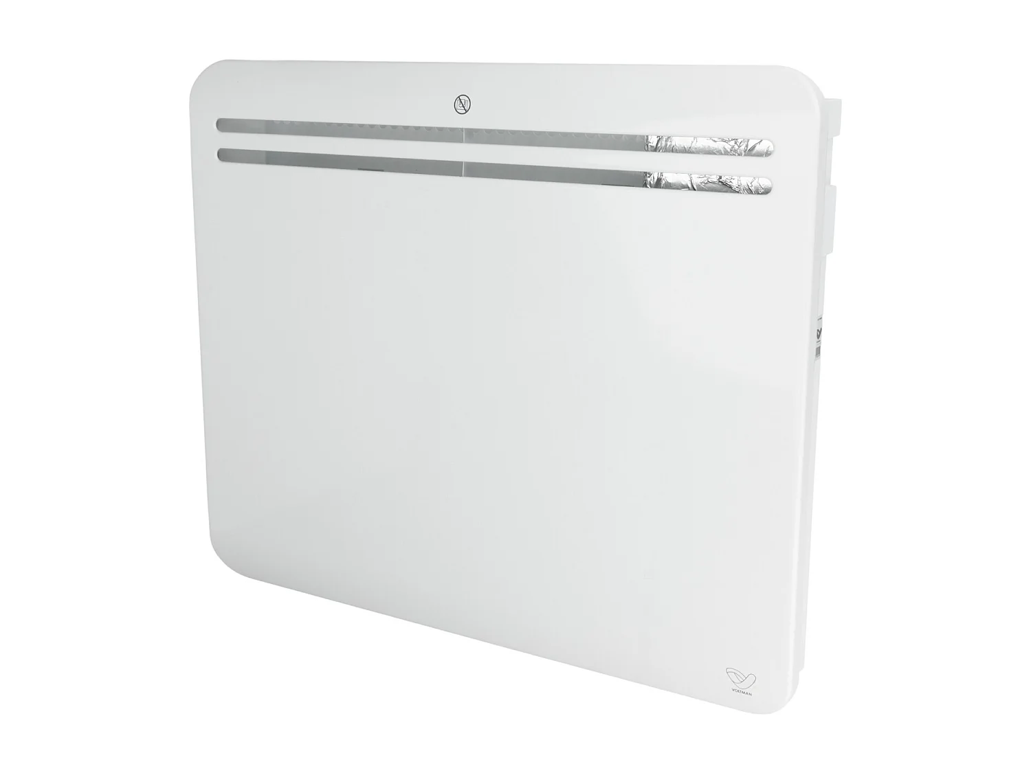 Chauffage connecté Wifi inertie sèche fonte - Blanc - 1000W - Voltman