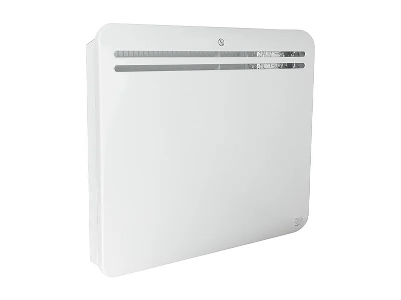 Chauffage connecté Wifi inertie sèche fonte - Blanc - 1000W - Voltman