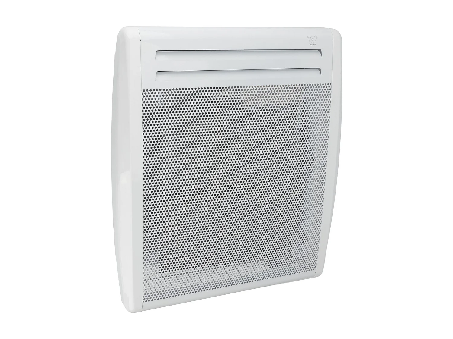 Chauffage électrique rayonnant Blanc 500W - thermostat intégré - Voltman