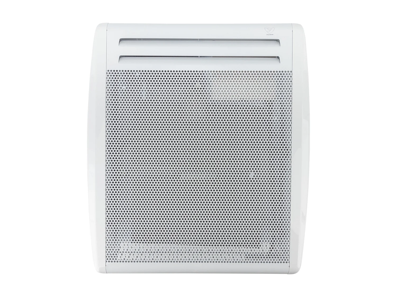 Chauffage électrique rayonnant Blanc 500W - thermostat intégré - Voltman