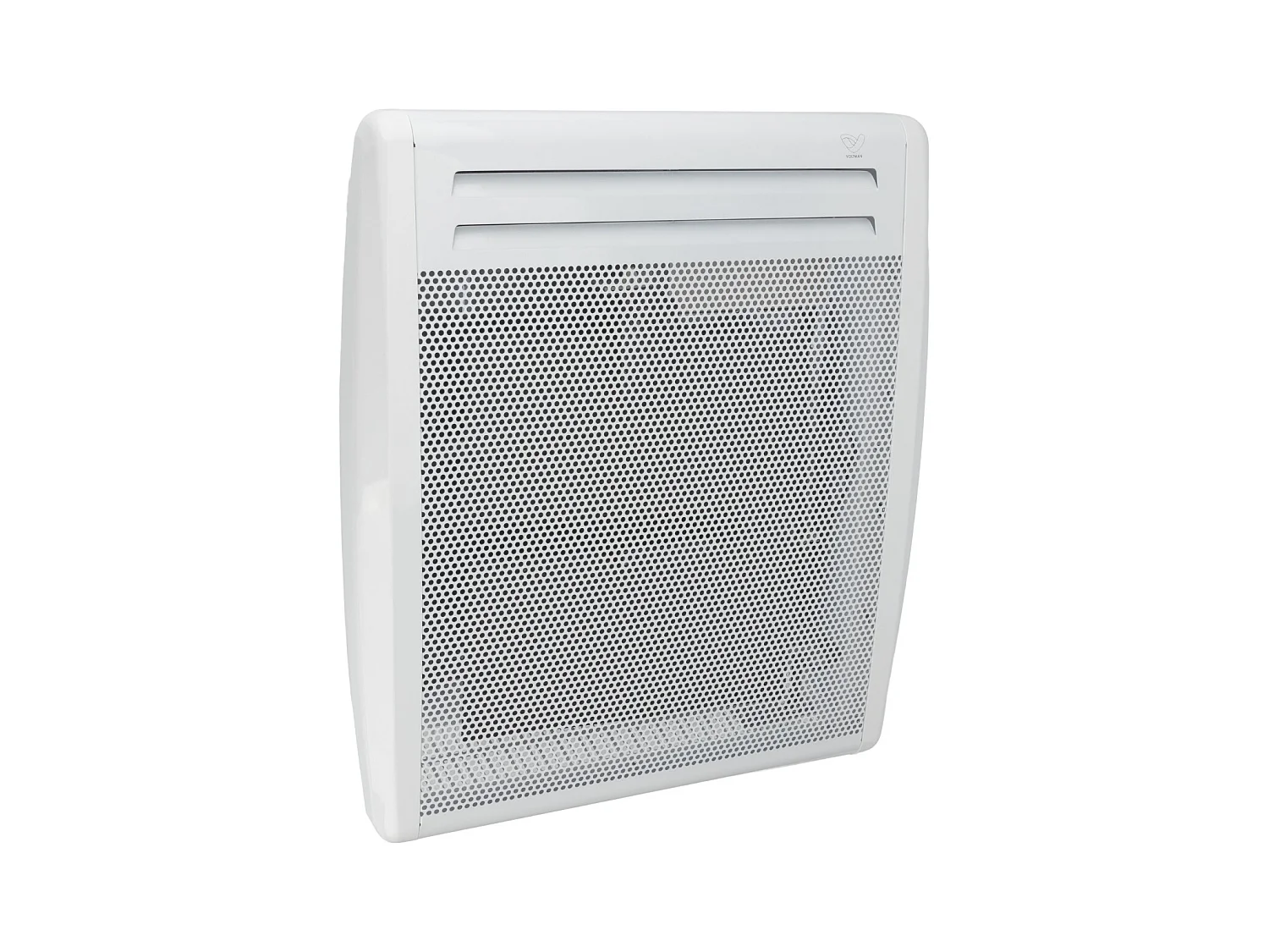 Chauffage électrique rayonnant Blanc 500W - thermostat intégré - Voltman