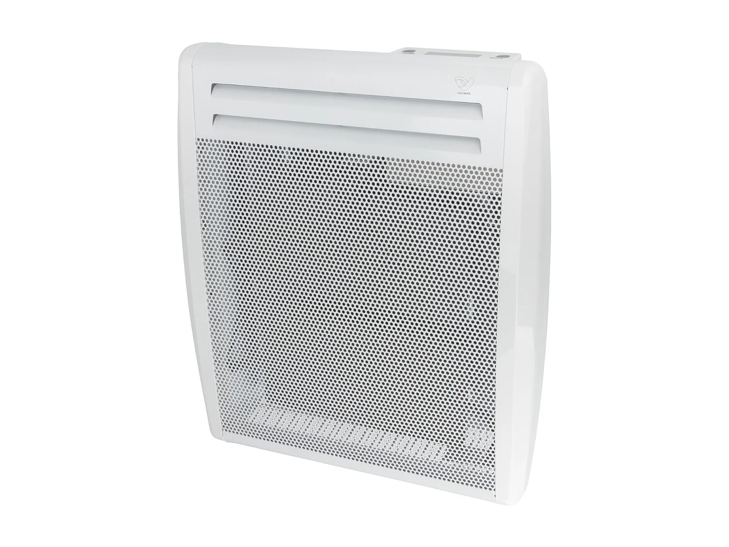 Chauffage électrique rayonnant Blanc 500W - thermostat intégré - Voltman