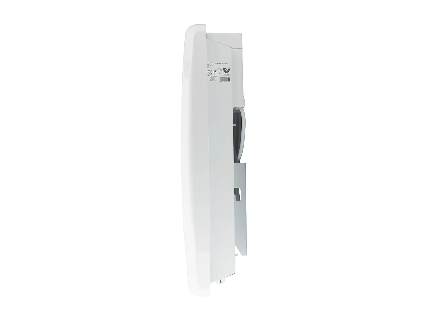 Chauffage électrique rayonnant Blanc 500W - thermostat intégré - Voltman