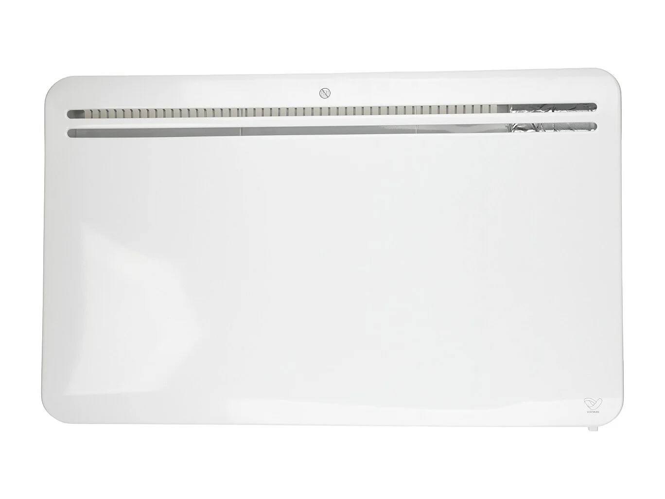 Chauffage connecté Wifi inertie sèche fonte - Blanc - 1500W - Voltman