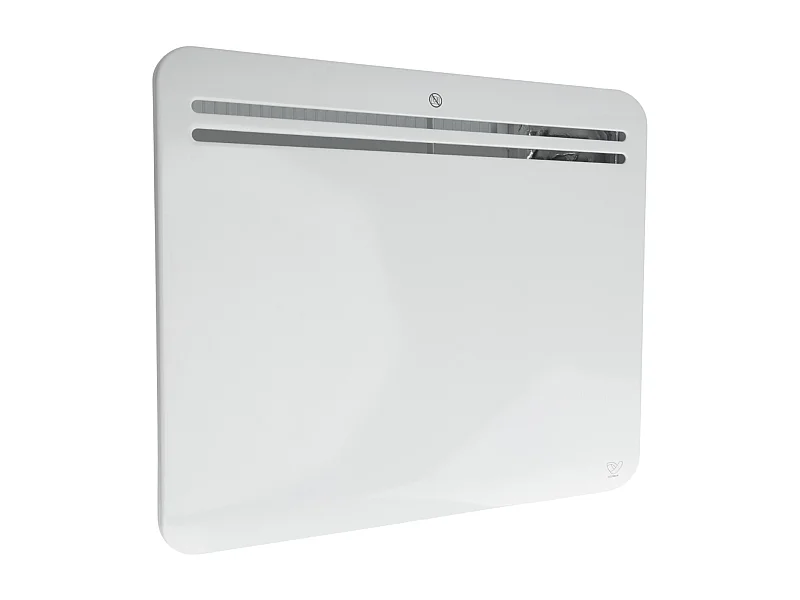Chauffage connecté Wifi inertie sèche fonte - Blanc - 750W - Voltman
