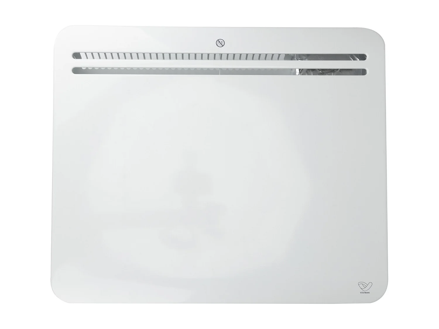 Chauffage connecté Wifi inertie sèche fonte - Blanc - 750W - Voltman