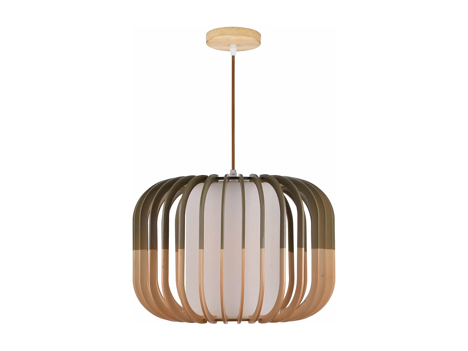 Arturesthome lampe suspendue en bois plafonnier de salon lampe suspendue tissée à la main d30cm x h25cm