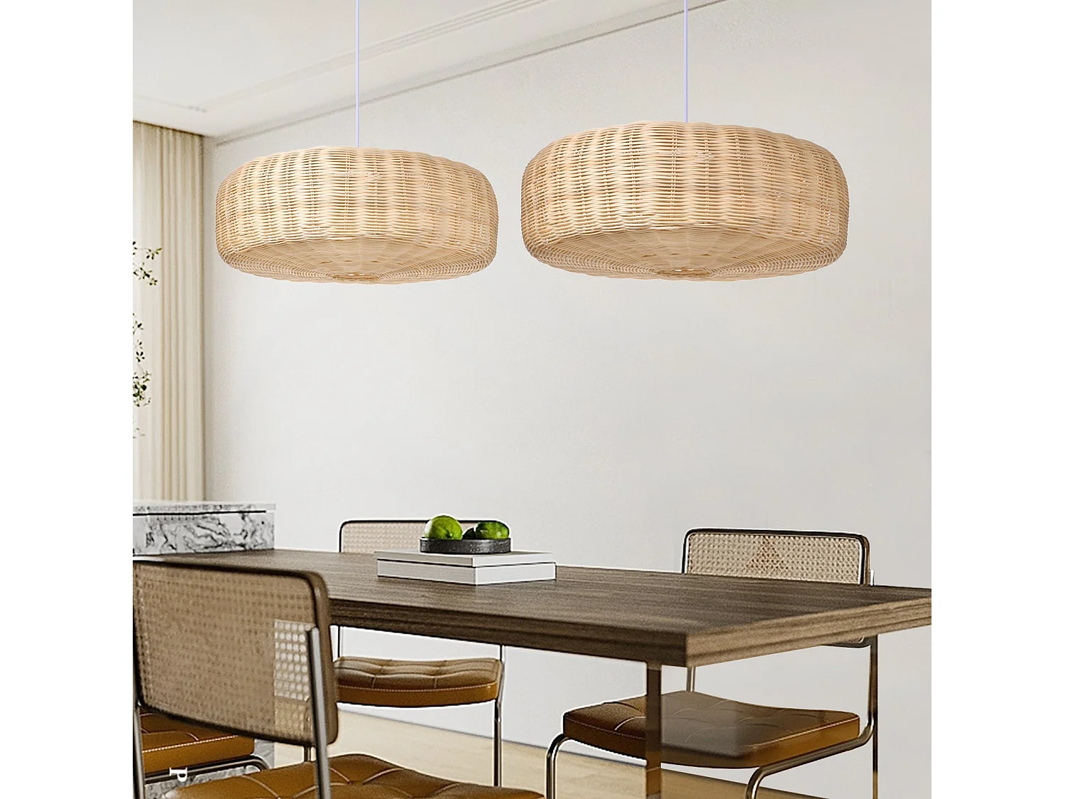 Arturesthome suspension tissée à la main suspension cuisine et salon d50 cm x h 50 cm