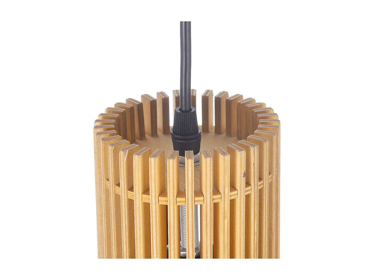 Suspension en bambou pendelleuchte naturel pour îlot de cuisine d35cm x h32 cm