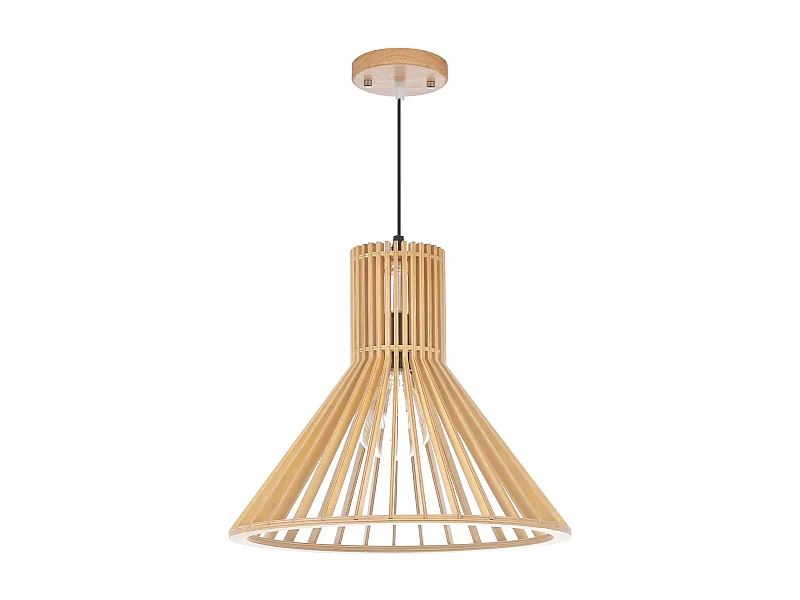 Lustre minimaliste en bois pour salle à manger,salon et chambre à coucher d30cm x h35cm